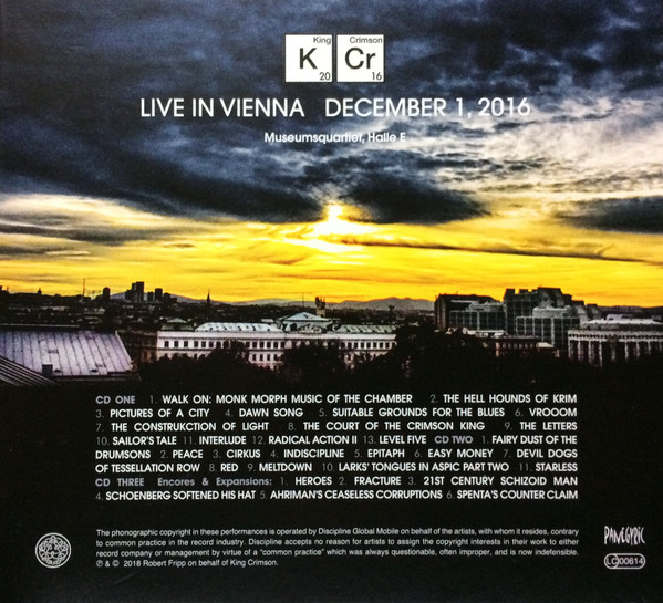 King Crimson - Live In Vienna | Discipline Global Mobile (KCXP5002) - 2