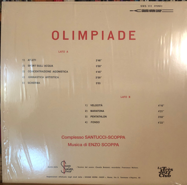 Complesso Santucci-Scoppa , Enzo Scoppa - Olimpiade | Le Très Jazz Club (LTJC-018) - 3 Complesso Santucci-Scoppa , Enzo Scoppa - Olimpiade | Le Très Jazz Club (LTJC-018) - 3