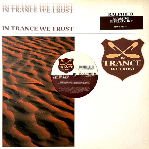Ralphie B - Massive / Disclosure | In Trance We Trust (ITWT 328-5) - main