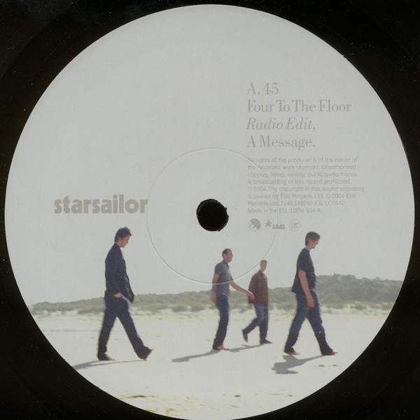 Starsailor - Four To The Floor | EMI (10EM 634) - 3