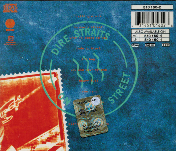 Dire Straits - On Every Street | Vertigo (510 160-2) - 2 Dire Straits - On Every Street | Vertigo (510 160-2) - 2