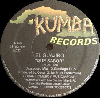 Oscar Gaetan Presents El Guajiro - Que Sabor | Kumba Records (K022) - 2 Oscar Gaetan Presents El Guajiro - Que Sabor | Kumba Records (K022) - 2