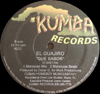 Oscar Gaetan Presents El Guajiro - Que Sabor | Kumba Records (K022) - 3 Oscar Gaetan Presents El Guajiro - Que Sabor | Kumba Records (K022) - 3