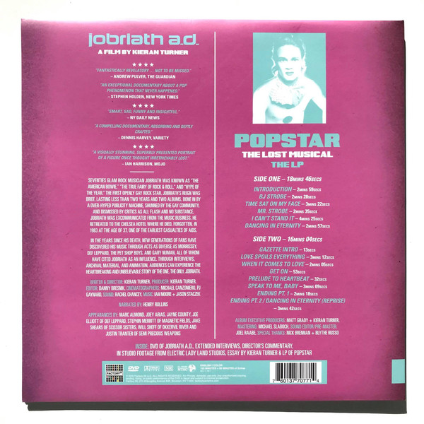 Jobriath - Jobriath A.D. - A Rock 'N' Roll Fairy Tale + Popstar: The Lost Musical | Factory 25 (FTF-044) - 4 Jobriath - Jobriath A.D. - A Rock 'N' Roll Fairy Tale + Popstar: The Lost Musical | Factory 25 (FTF-044) - 4