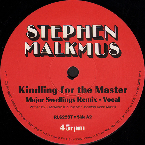 Stephen Malkmus - Kindling For The Master | Domino (RUG229T) - 4