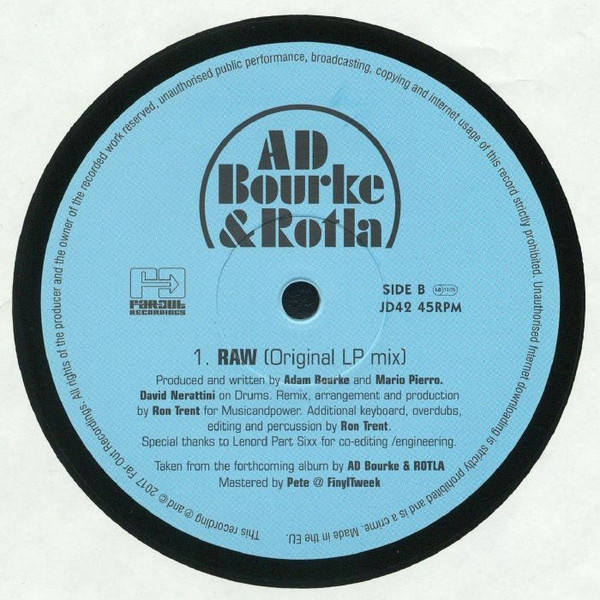 Adam Bourke & Raiders Of The Lost ARP - Raw | Far Out Recordings (JD42) - main