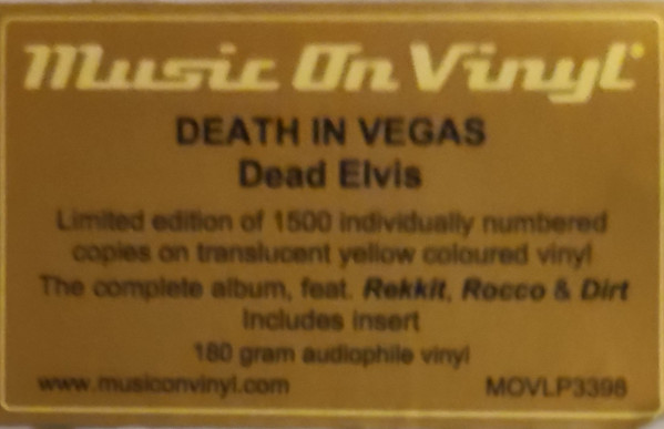 Death In Vegas - Dead Elvis | Music On Vinyl (MOVLP3398) - 2