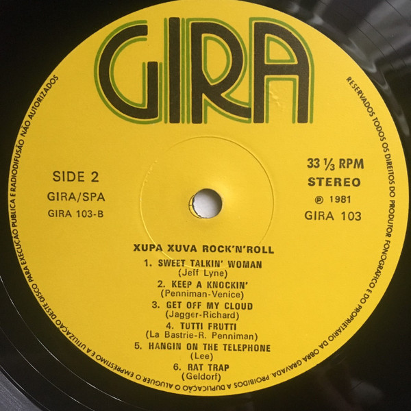 Xupa-Xuva - Rock'N'Roll | Gira (G-103) - 4