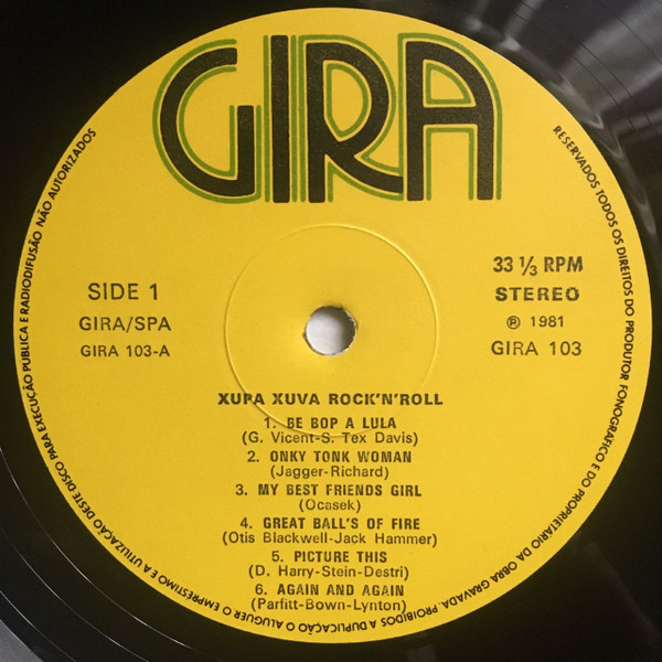 Xupa-Xuva - Rock'N'Roll | Gira (G-103) - 3