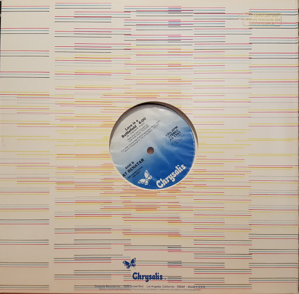 Pat Benatar - Love Is A Battlefield | Chrysalis (AS 1745)
