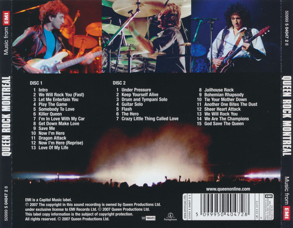 Queen - Rock Montreal | Parlophone (50999 5 04047 2 8) - 3