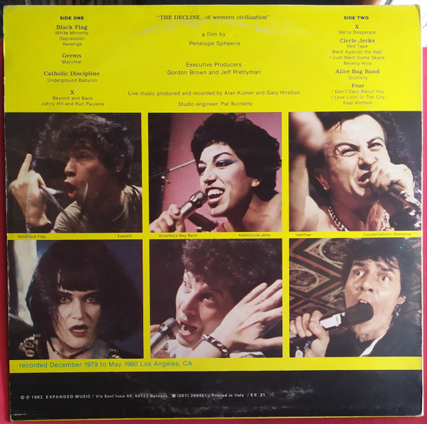 Various - The Decline Of Western Civilization | Expanded Music (EX 21) - 2 Various - The Decline Of Western Civilization | Expanded Music (EX 21) - 2