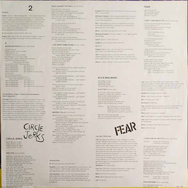 Various - The Decline Of Western Civilization | Expanded Music (EX 21) - 4 Various - The Decline Of Western Civilization | Expanded Music (EX 21) - 4