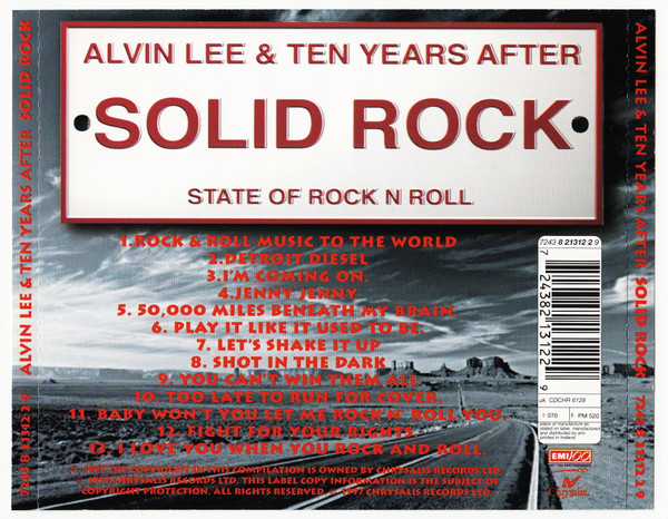Alvin Lee & Ten Years After - Solid Rock | Chrysalis (7243 8 21312 2 9) - 2 Alvin Lee & Ten Years After - Solid Rock | Chrysalis (7243 8 21312 2 9) - 2