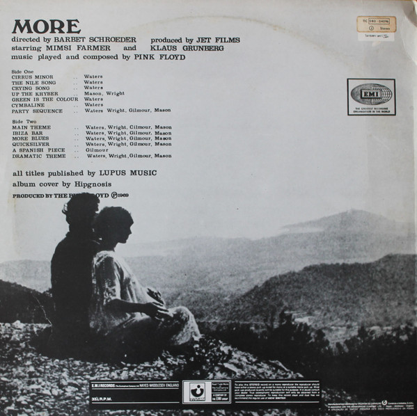 Pink Floyd - Soundtrack From The Film "More" | Harvest (11C 080-04096) - 2