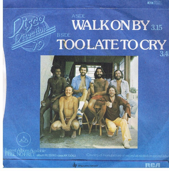 Average White Band - Walk On By / Too Late To Cry | RCA (XB 1087) - 2