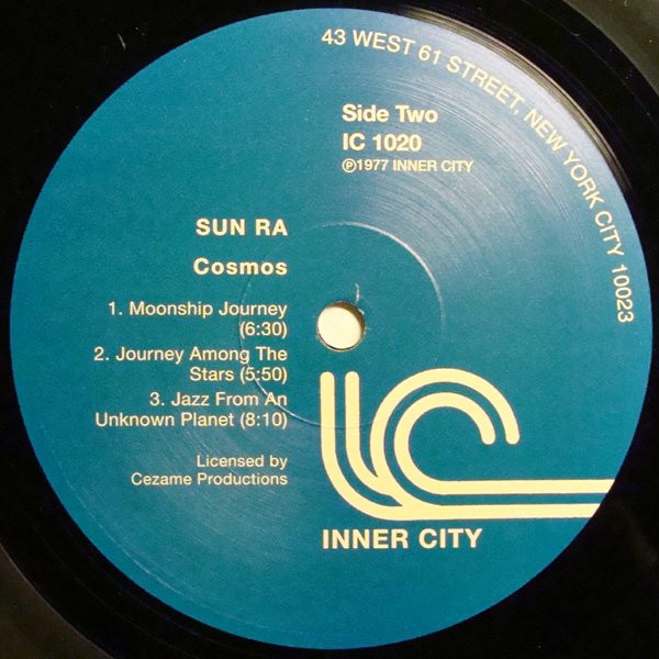 Sun Ra - Cosmos | Inner City Records (IC 1020) - 4 Sun Ra - Cosmos | Inner City Records (IC 1020) - 4