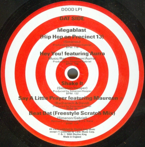 Bomb The Bass - Into The Dragon | Rhythm King (DOOD LP 1) - 4 Bomb The Bass - Into The Dragon | Rhythm King (DOOD LP 1) - 4