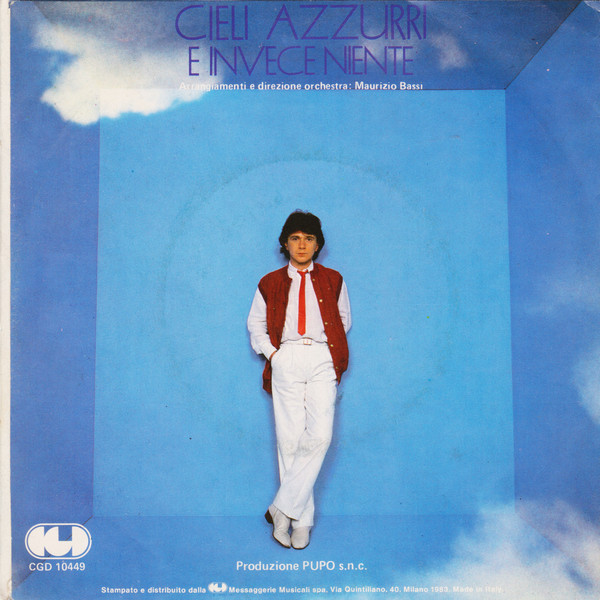 Pupo - Cieli Azzurri | CGD (CGD 10449) - 2