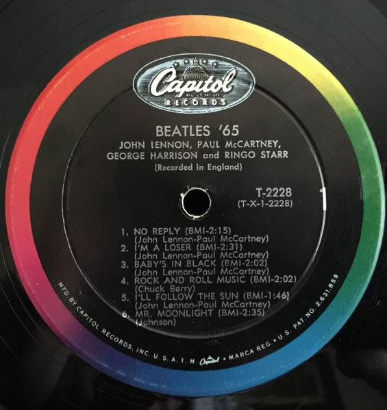The Beatles - Beatles '65 | Capitol Records (T-2228) - 3 The Beatles - Beatles '65 | Capitol Records (T-2228) - 3