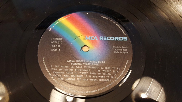 Various - Easy Rider (Banda Sonora Original De La Película) | MCA Records (I-201.310) - 3