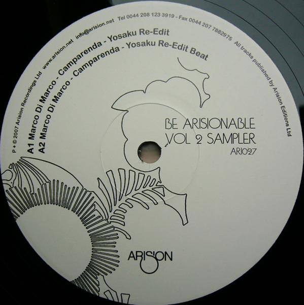 Various - Be Arisionable Vol 2 Sampler | Arision (ARI027)