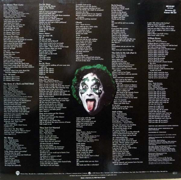 Randy Newman - Born Again | Warner Bros. Records (WB 56 663) - 2