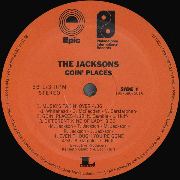 The Jacksons - Goin' Places | Epic (19075807501) - 4