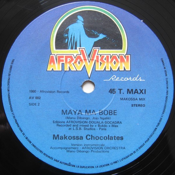 Manu Dibango - Maya Ma Bobe - Makossa Mix | AfroVision Records (AV 002) - 4