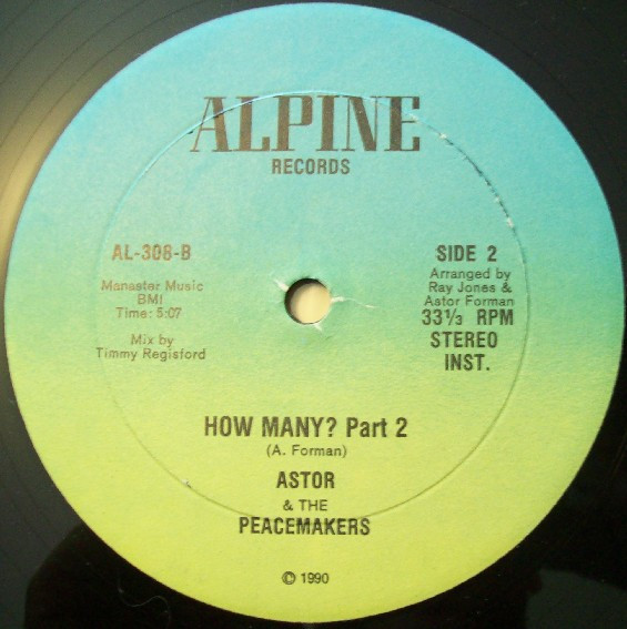 Astor & The Peacemakers - How Many? | Alpine Records (AL-308) - 2 Astor & The Peacemakers - How Many? | Alpine Records (AL-308) - 2