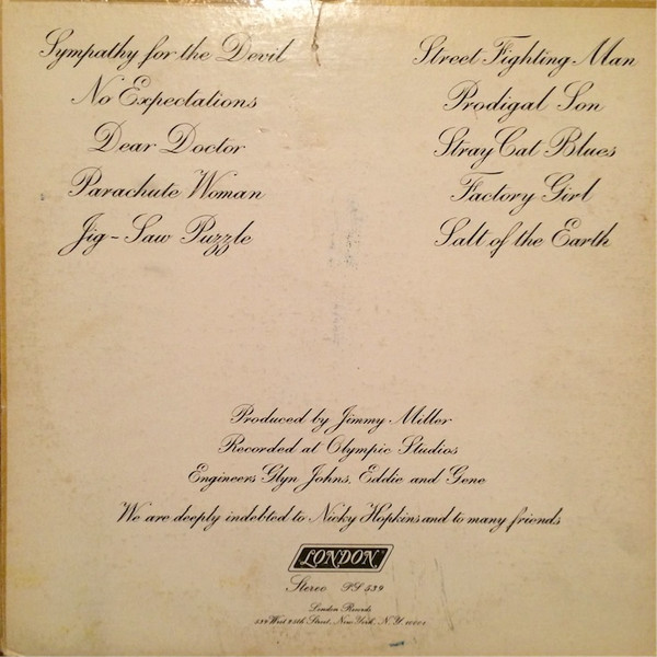 The Rolling Stones - Beggars Banquet | London Records (PS 539) - 4 The Rolling Stones - Beggars Banquet | London Records (PS 539) - 4