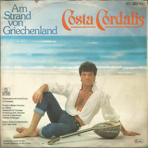 Costa Cordalis - Am Strand Von Griechenland | Ariola (107 385)