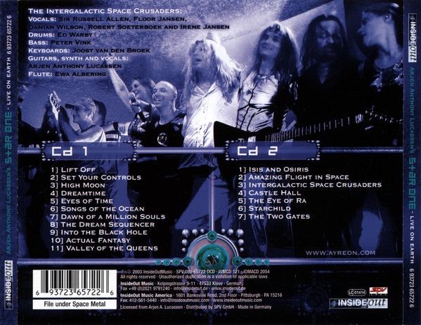 Arjen Anthony Lucassen's Star One - Live On Earth | Inside Out Music (IOMCD 121) - 4 Arjen Anthony Lucassen's Star One - Live On Earth | Inside Out Music (IOMCD 121) - 4