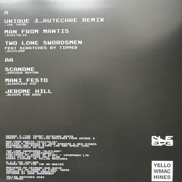 Various - BLE-EP3 | Yellow Machines (YM022) - 2 Various - BLE-EP3 | Yellow Machines (YM022) - 2