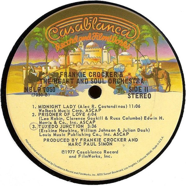 Frankie Crocker & The Heart And Soul Orchestra - Frankie Crocker & The Heart And Soul Orchestra | Casablanca (NBLP 7050) - 4