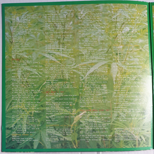 Peter Tosh - Legalize It | CBS (SBP 234873) - 3 Peter Tosh - Legalize It | CBS (SBP 234873) - 3