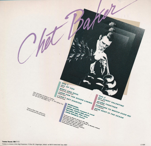 Chet Baker - Sings Again | Timeless (SJP 238) - 2 Chet Baker - Sings Again | Timeless (SJP 238) - 2