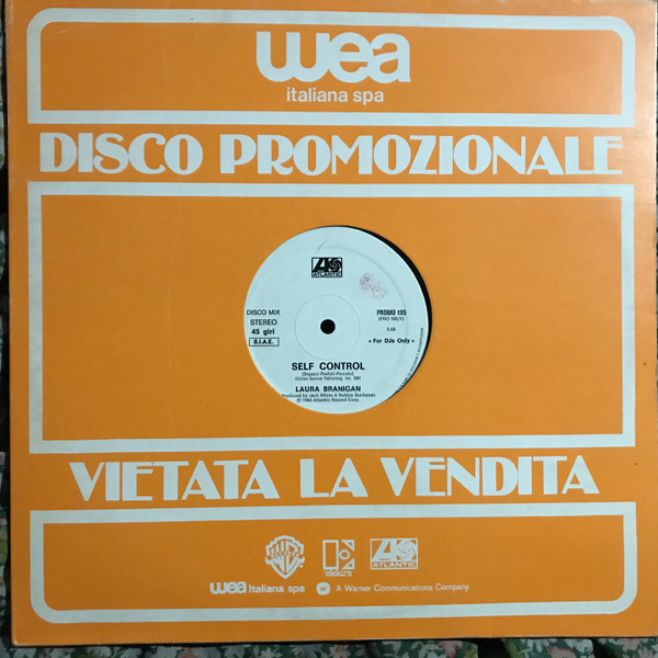 Laura Branigan / Starpoint - Self Control / It's All Yours | Atlantic (PROMO 195) - main Laura Branigan / Starpoint - Self Control / It's All Yours | Atlantic (PROMO 195) - main