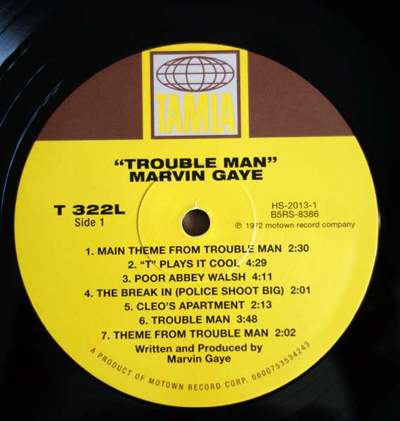 Marvin Gaye - Trouble Man | Tamla (T 322L) - 4 Marvin Gaye - Trouble Man | Tamla (T 322L) - 4