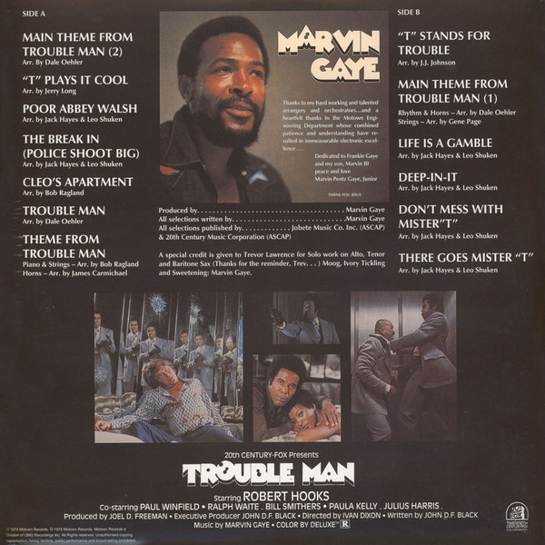 Marvin Gaye - Trouble Man | Tamla (T 322L) - 2 Marvin Gaye - Trouble Man | Tamla (T 322L) - 2
