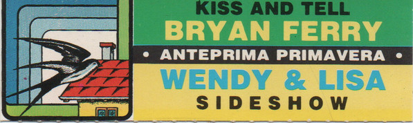 Bryan Ferry / Wendy & Lisa - Kiss And Tell / Sideshow | Virgin (JBV 296) - 3 Bryan Ferry / Wendy & Lisa - Kiss And Tell / Sideshow | Virgin (JBV 296) - 3