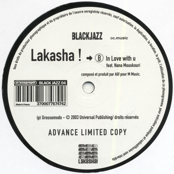 Lakasha - Paris By Night | Blackjazz (BLACKJAZZ 005) - 2