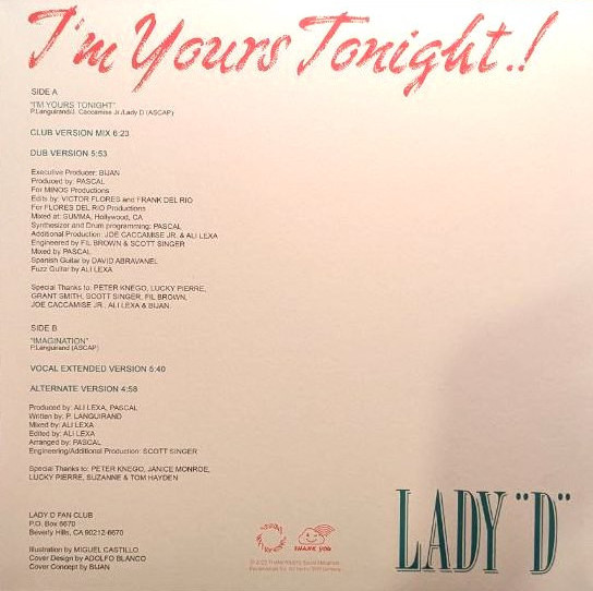 Lady D - I'm Yours Tonight..! | THANK YOU (THANKYOU019) - 2