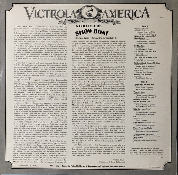 Jerome Kern , Oscar Hammerstein II - A Collector's Show Boat | RCA Victrola (VL 11741) - 2
