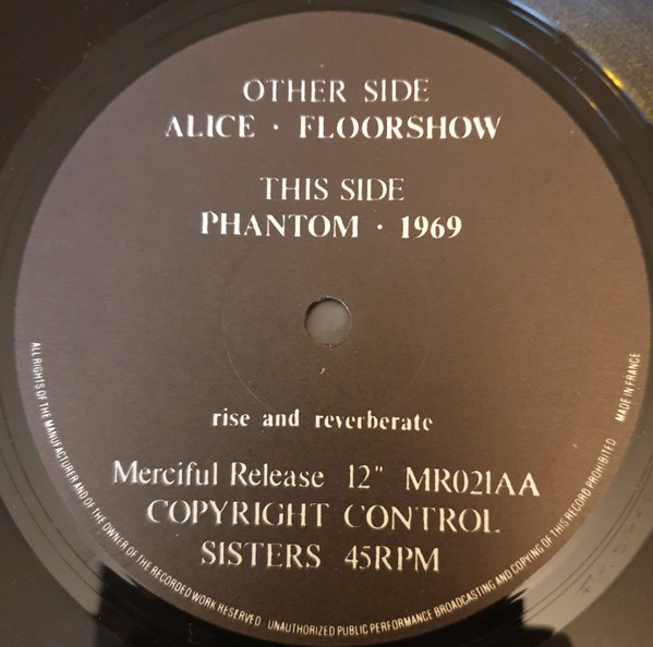The Sisters Of Mercy - Alice | Merciful Release (MR 021) - 4 The Sisters Of Mercy - Alice | Merciful Release (MR 021) - 4