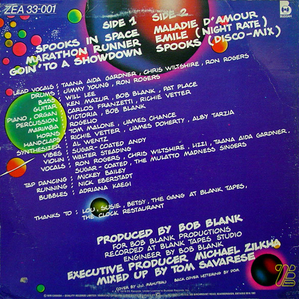 Aural Exciters - Spooks In Space | ZE Records (ZEA 33-001) - 4 Aural Exciters - Spooks In Space | ZE Records (ZEA 33-001) - 4