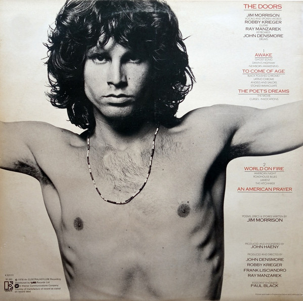 The Doors , Jim Morrison - An American Prayer | Elektra (52111) - 3 The Doors , Jim Morrison - An American Prayer | Elektra (52111) - 3