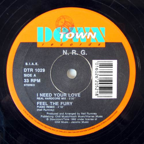 N.R.G. - Feel The Fury Remix EP | Downtown (DTR 1029) - 3