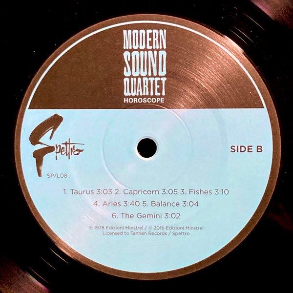 Modern Sound Quartet - Horoscope | Spettro (SP/L08) - 4 Modern Sound Quartet - Horoscope | Spettro (SP/L08) - 4