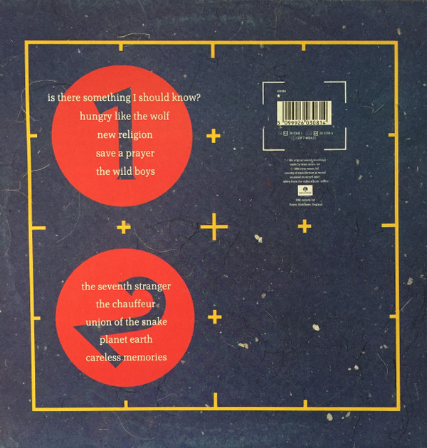 Duran Duran - Arena | Parlophone (64 26 0308 1) - 2 Duran Duran - Arena | Parlophone (64 26 0308 1) - 2